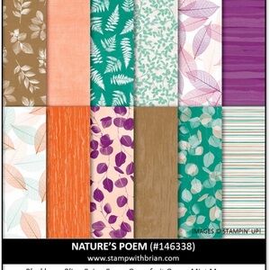 Bundle! Stampin Up! Autumn Traditions 12" X12" SPECIALTY DESIGNER SERIES PAPER